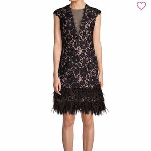 Black Lace Cocktail Dress - Size 4